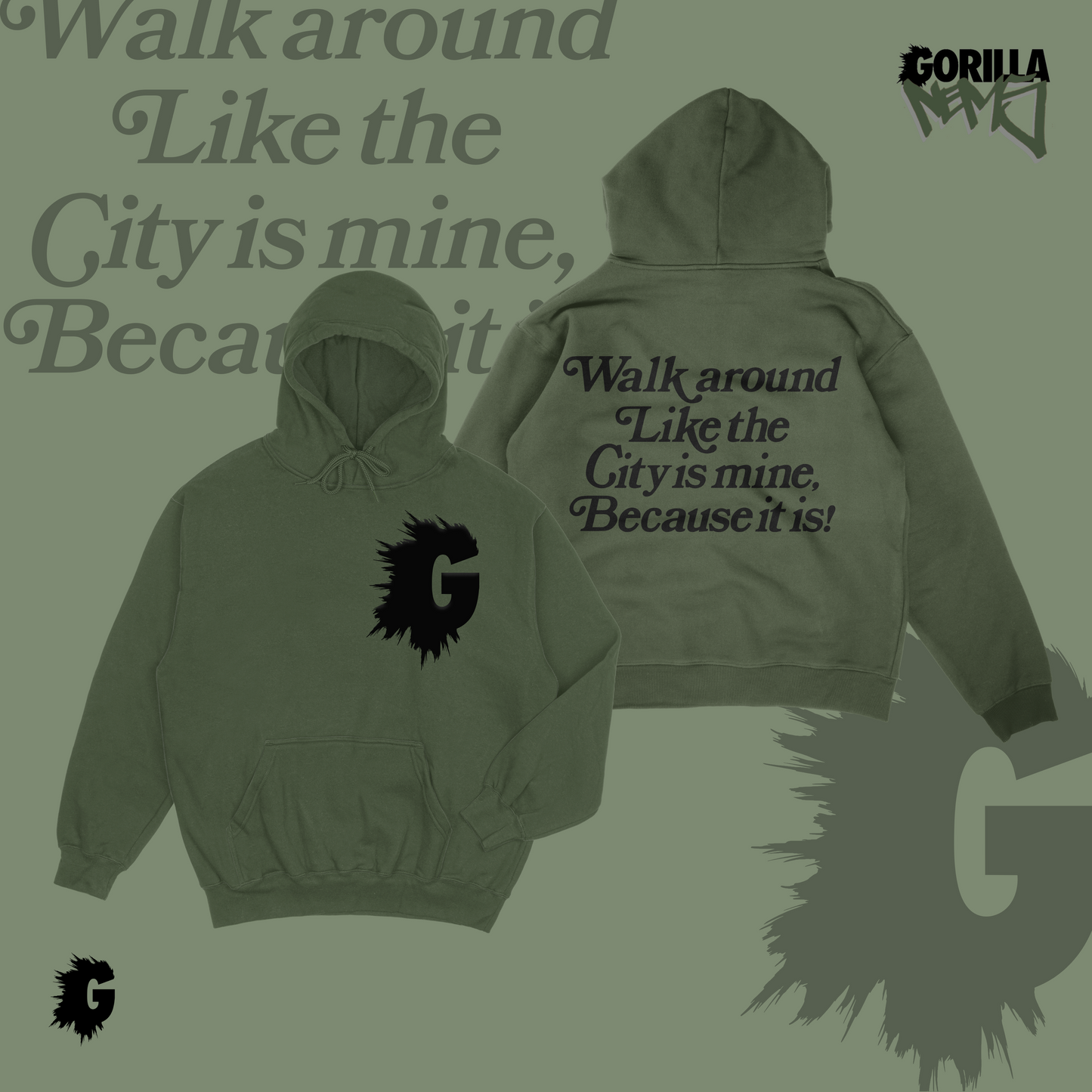 THE CITY IS MINE QUOTABLE HOODY