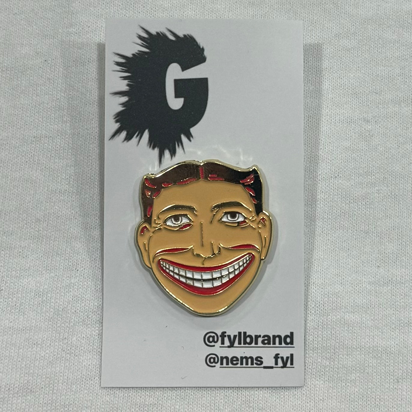 FYLBRAND CONEY ISLAND FACE PIN