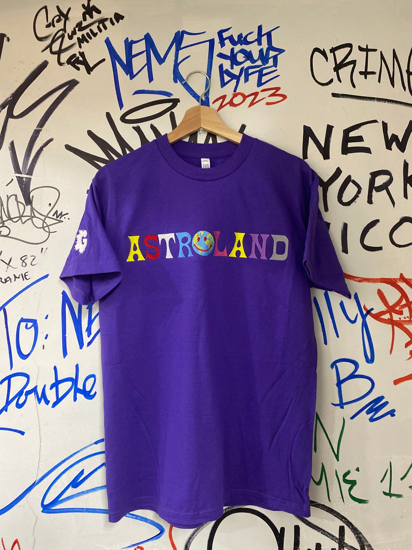 ASTROLAND T SHIRT (PURPLE)