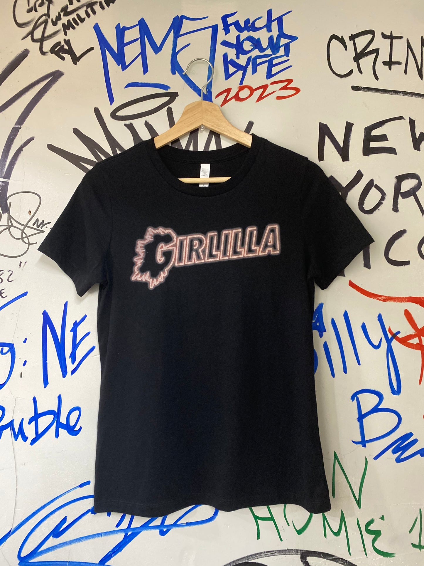 GIRLILLA WOMEN'S CUT T SHIRT (Pink or Green)