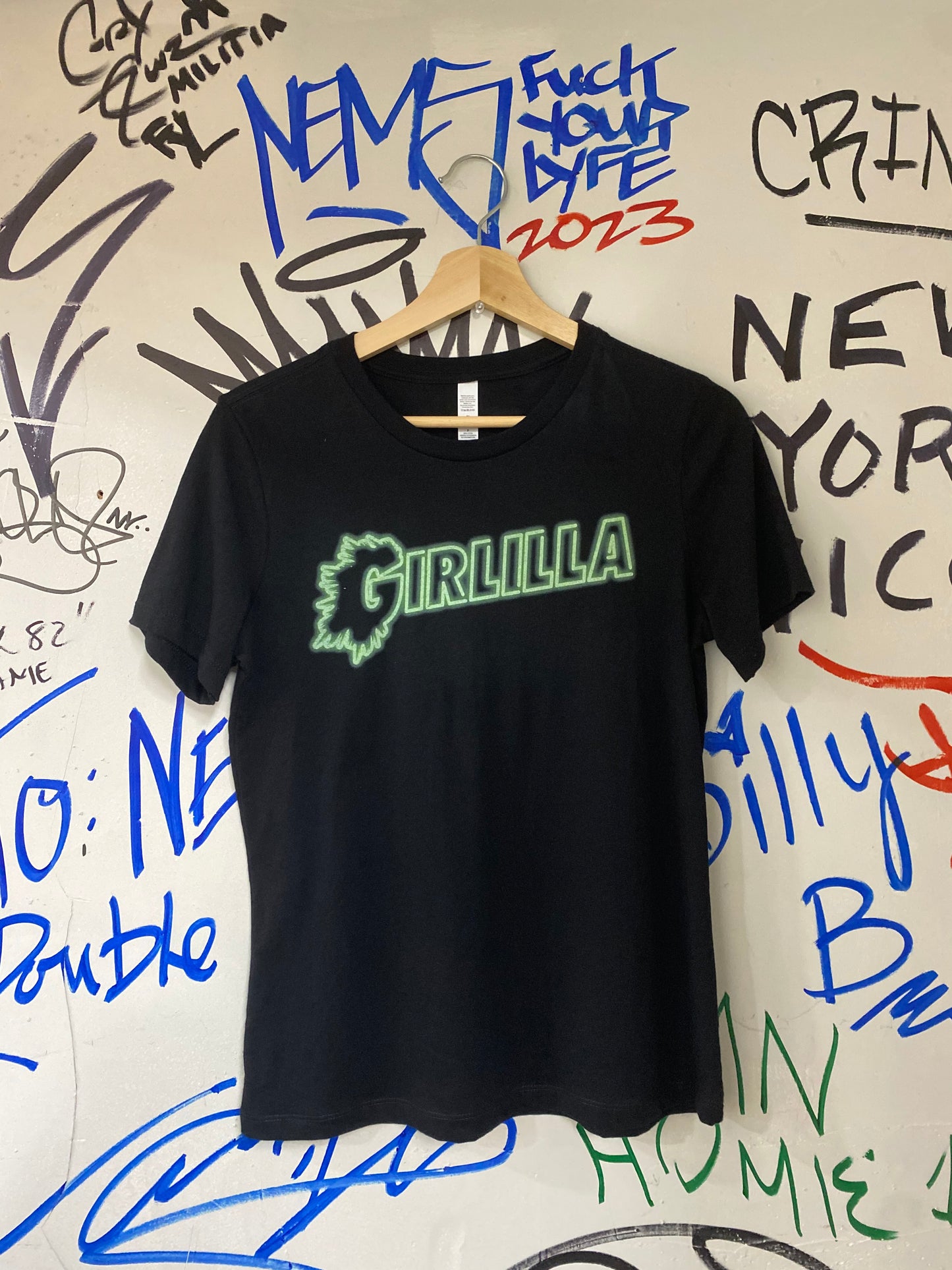 GIRLILLA WOMEN'S CUT T SHIRT (Pink or Green)