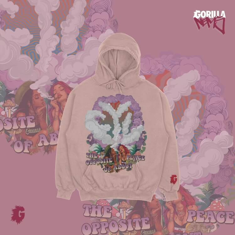 OPPOSITE OF ABOUT PEACE HOODY