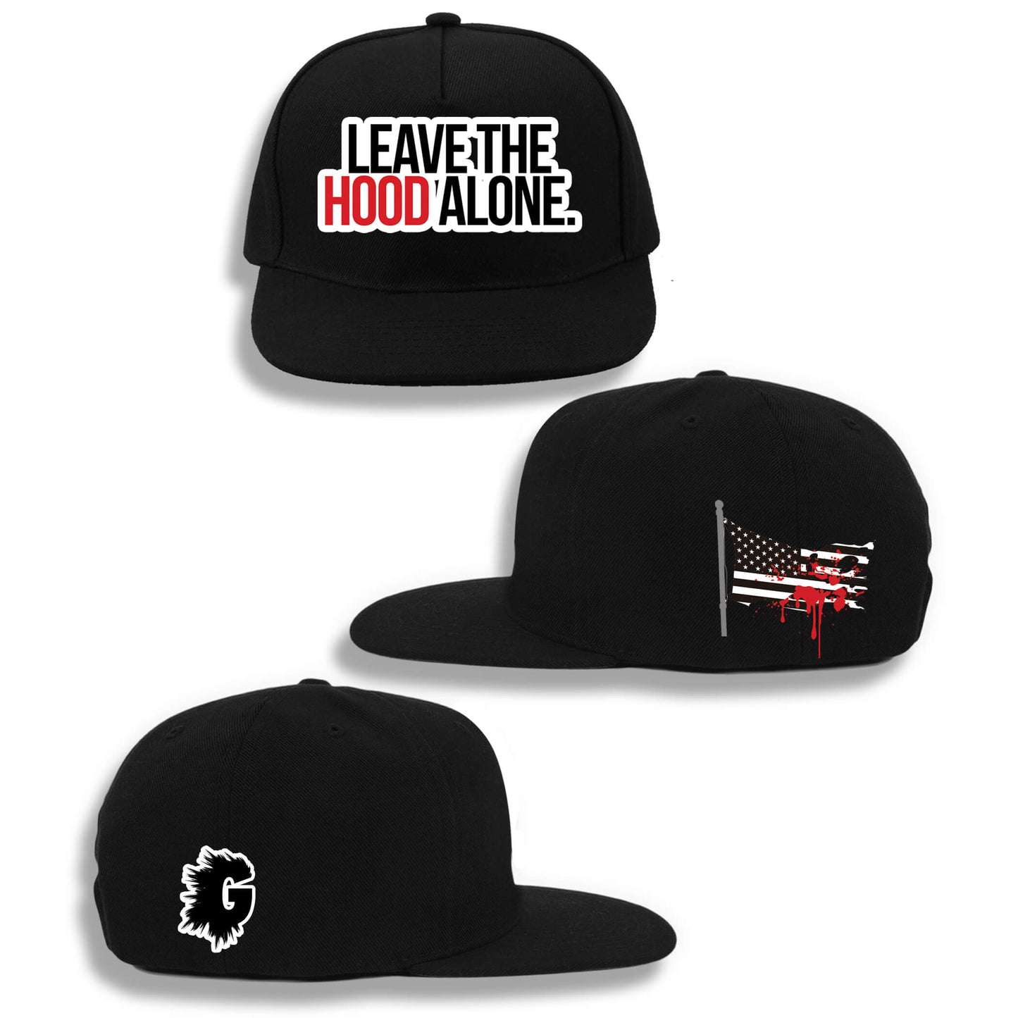 LEAVE THE HOOD ALONE SNAPBACK