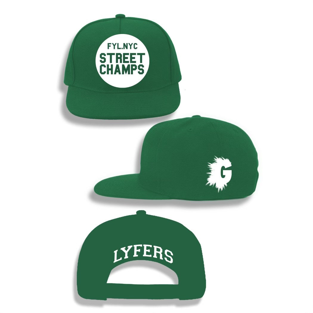 LYFERS STREET CHAMPS GREEN SNAPBACK