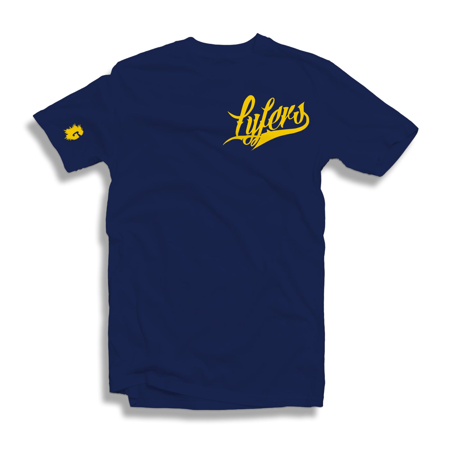 LYFERS SCRIPT BLUE T-SHIRT (MULTIPLE LOGO COLORWAYS)