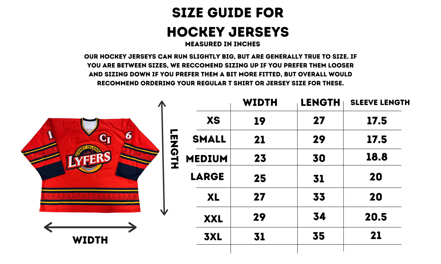 CUSTOM NAME & NUMBER OPTION - PRE ORDER NAVY: LIMITED EDITION LYFERS HOCKEY JERSEY