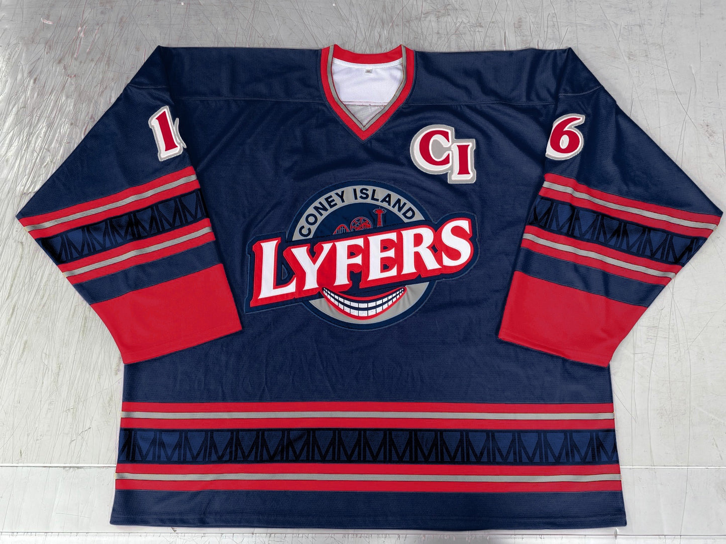 CUSTOM NAME & NUMBER OPTION - PRE ORDER NAVY: LIMITED EDITION LYFERS HOCKEY JERSEY