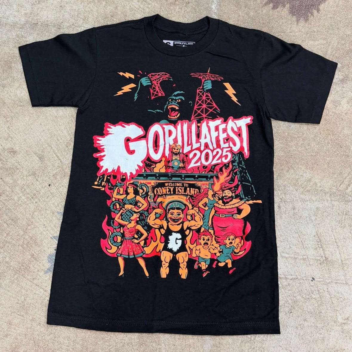 GORILLAFEST 2 T-SHIRT (BLACK)