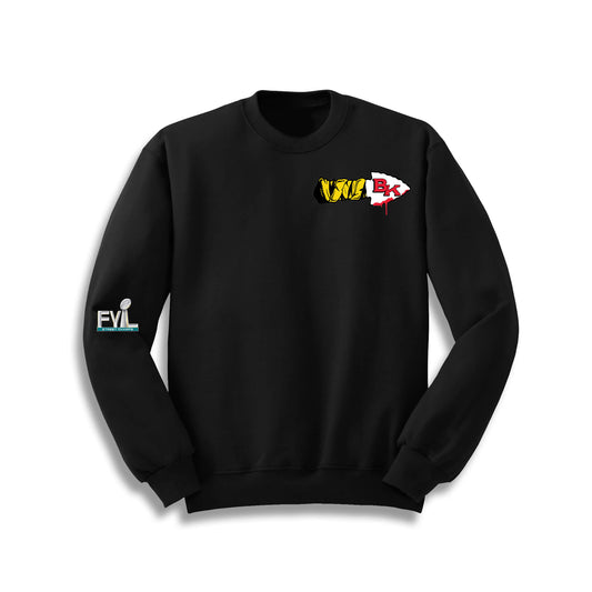 BK CHEIFS CREWNECK