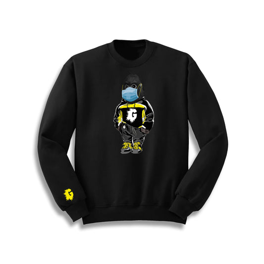 CORONA GORILLA CREWNECK (BLACK)