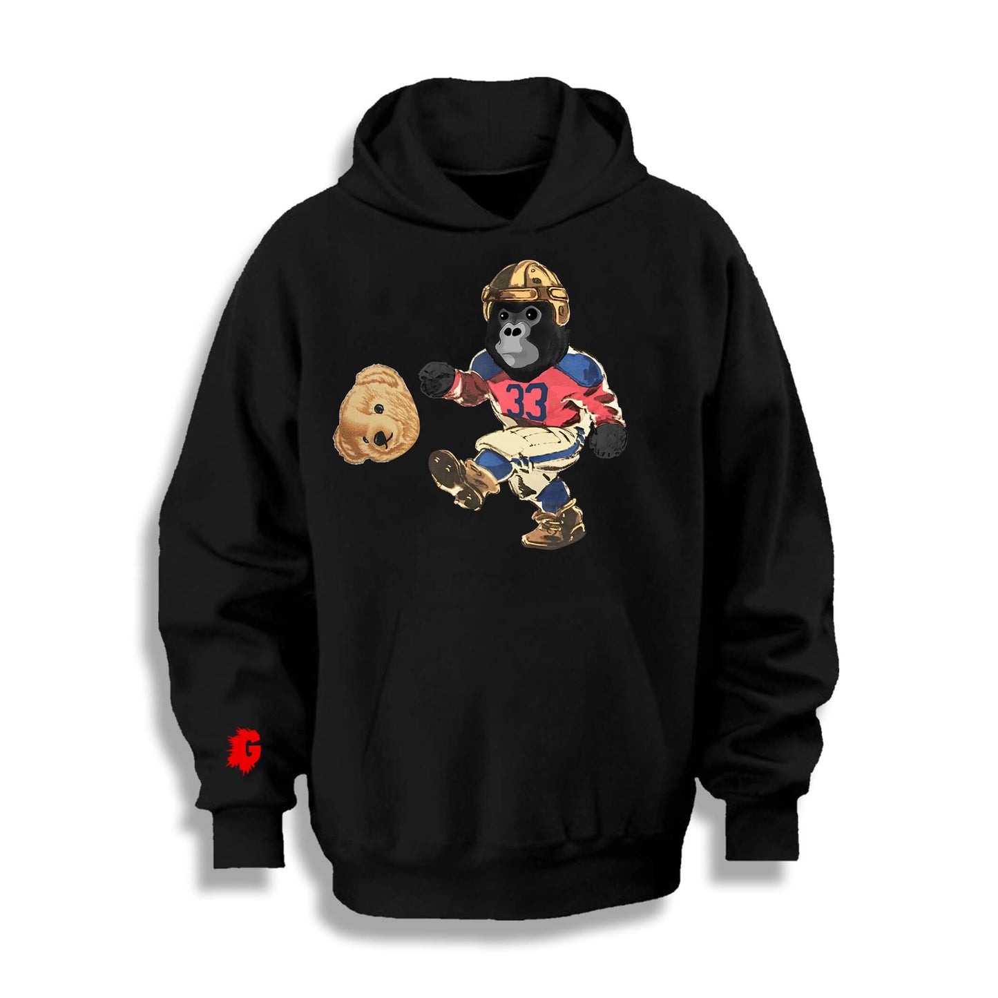 FOOTBALL GORILLA HOODY