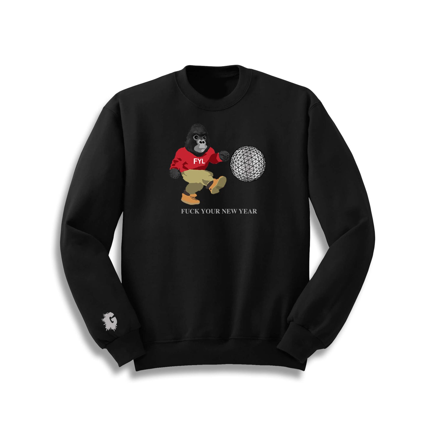 NEW YEAR GORILLA CREWNECK