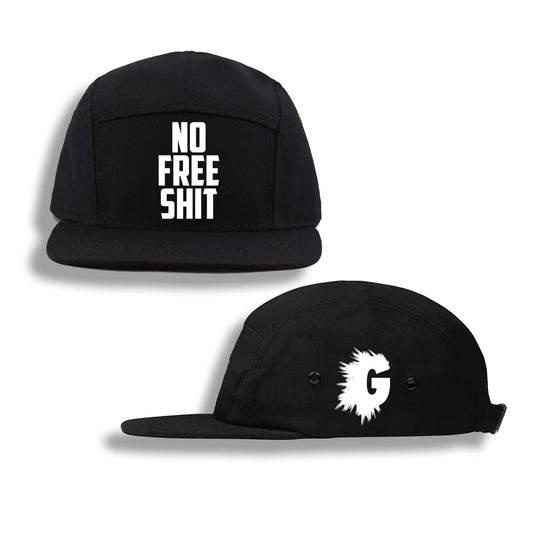 NO FREE SHIT FIVE PANEL HAT
