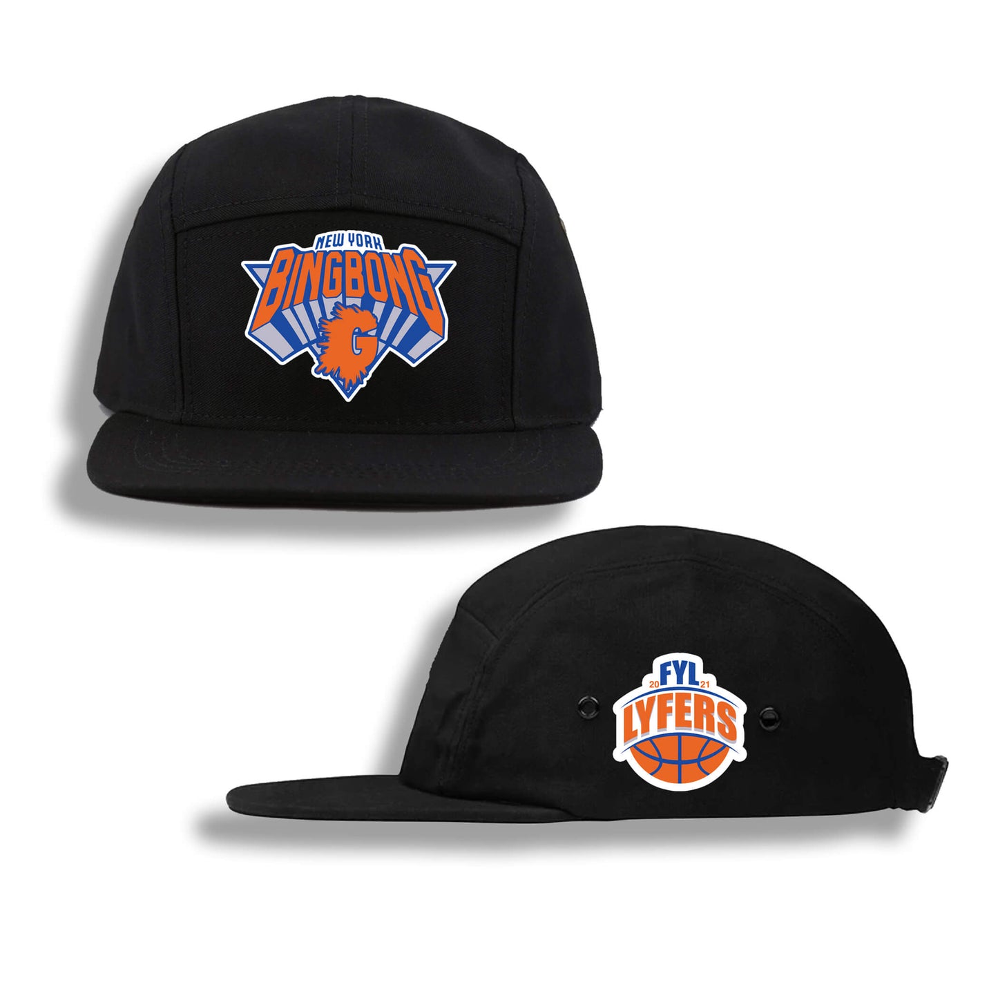 NYK BING BONG FIVE PANEL HAT (MULTIPLE COLORWAYS)